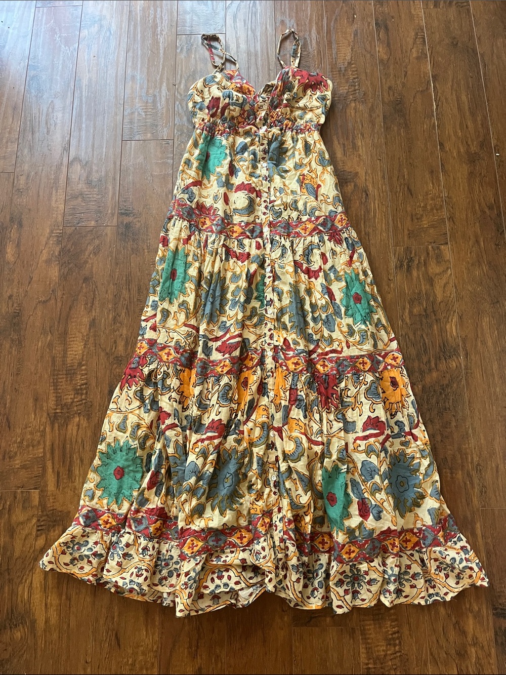 Love the Label Bohemian Floral Dress, size m